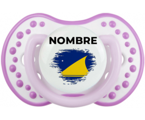 Bandera del efecto pincel Tokelau con nombre: Chupete lovi dynamic