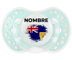 Efecto pincel de bandera Islas Turcas y Caicos con nombre: Chupete lovi dynamic