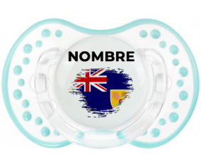 Efecto pincel de bandera Islas Turcas y Caicos con nombre: Chupete lovi dynamic