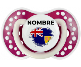 Efecto pincel de bandera Islas Turcas y Caicos con nombre: Chupete lovi dynamic