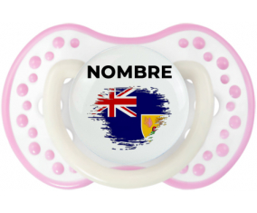 Efecto pincel de bandera Islas Turcas y Caicos con nombre: Chupete lovi dynamic