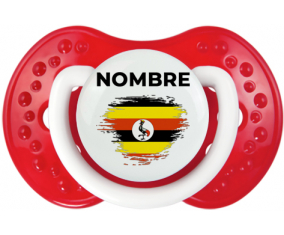 Bandera del efecto pincel de Uganda con nombre: Chupete lovi dynamic