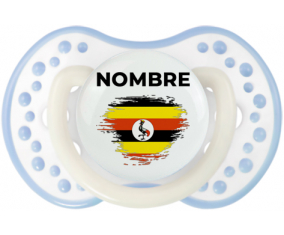 Bandera del efecto pincel de Uganda con nombre: Chupete lovi dynamic