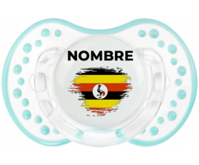 Bandera del efecto pincel de Uganda con nombre: Chupete lovi dynamic