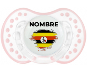 Bandera del efecto pincel de Uganda con nombre: Chupete lovi dynamic