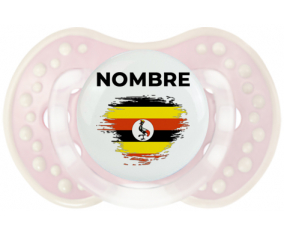 Bandera del efecto pincel de Uganda con nombre: Chupete lovi dynamic