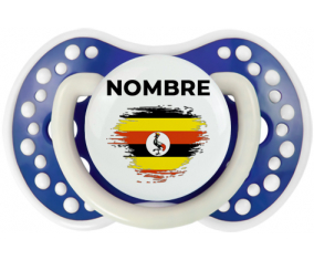 Bandera del efecto pincel de Uganda con nombre: Chupete lovi dynamic