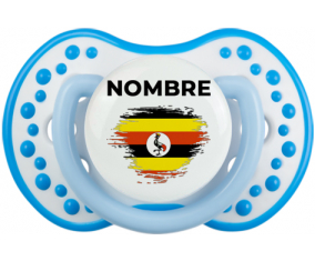 Bandera del efecto pincel de Uganda con nombre: Chupete lovi dynamic