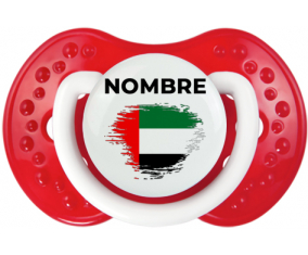 Bandera de efecto pincel de los Emiratos Árabes Unidos con nombre: Chupete lovi dynamic