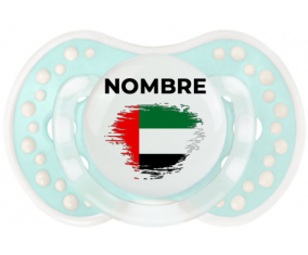 Bandera de efecto pincel de los Emiratos Árabes Unidos con nombre: Chupete lovi dynamic