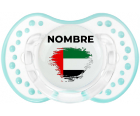 Bandera de efecto pincel de los Emiratos Árabes Unidos con nombre: Chupete lovi dynamic