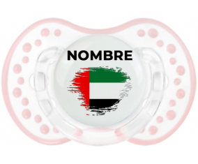Bandera de efecto pincel de los Emiratos Árabes Unidos con nombre: Chupete lovi dynamic