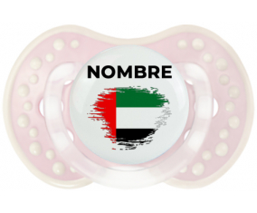 Bandera de efecto pincel de los Emiratos Árabes Unidos con nombre: Chupete lovi dynamic