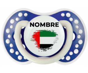 Bandera de efecto pincel de los Emiratos Árabes Unidos con nombre: Chupete lovi dynamic
