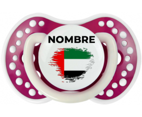 Bandera de efecto pincel de los Emiratos Árabes Unidos con nombre: Chupete lovi dynamic