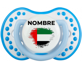 Bandera de efecto pincel de los Emiratos Árabes Unidos con nombre: Chupete lovi dynamic