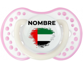 Bandera de efecto pincel de los Emiratos Árabes Unidos con nombre: Chupete lovi dynamic