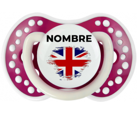 Bandera del efecto pincel del Reino Unido con nombre: Chupete lovi dynamic
