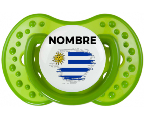 Uruguay cepilla bandera efecto con nombre: Chupete lovi dynamic