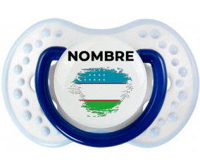 Bandera del efecto pincel de Uzbekistán con nombre: Chupete lovi dynamic