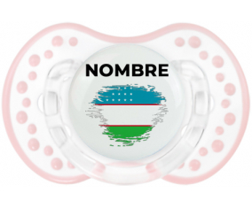 Bandera del efecto pincel de Uzbekistán con nombre: Chupete lovi dynamic