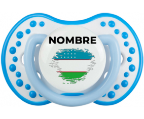Bandera del efecto pincel de Uzbekistán con nombre: Chupete lovi dynamic