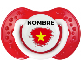 Bandera del efecto pincel de Vietnam con nombre: Chupete lovi dynamic