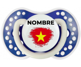 Bandera del efecto pincel de Vietnam con nombre: Chupete lovi dynamic