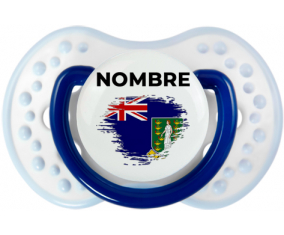 Efecto pincel de bandera Las islas vírgenes con nombre: Chupete lovi dynamic