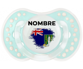 Efecto pincel de bandera Las islas vírgenes con nombre: Chupete lovi dynamic