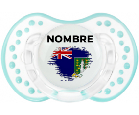 Efecto pincel de bandera Las islas vírgenes con nombre: Chupete lovi dynamic