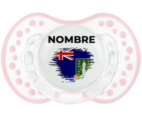 Efecto pincel de bandera Las islas vírgenes con nombre: Chupete lovi dynamic