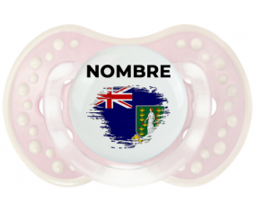 Efecto pincel de bandera Las islas vírgenes con nombre: Chupete lovi dynamic