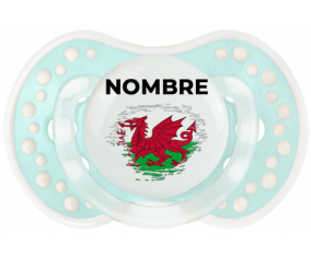 Efecto pincel de bandera Gales con nombre: Chupete lovi dynamic