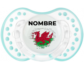 Efecto pincel de bandera Gales con nombre: Chupete lovi dynamic