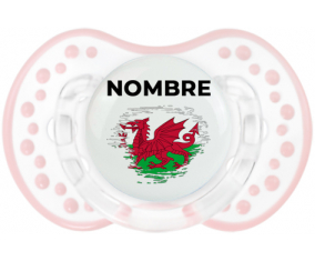 Efecto pincel de bandera Gales con nombre: Chupete lovi dynamic