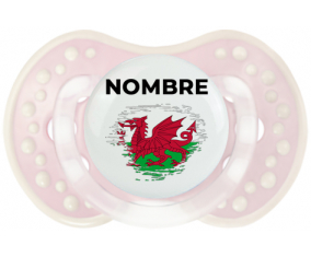 Efecto pincel de bandera Gales con nombre: Chupete lovi dynamic
