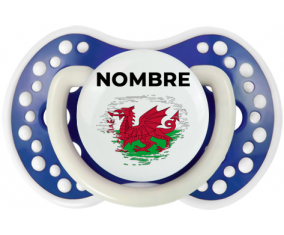 Efecto pincel de bandera Gales con nombre: Chupete lovi dynamic