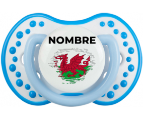 Efecto pincel de bandera Gales con nombre: Chupete lovi dynamic