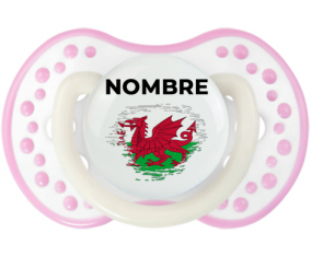 Efecto pincel de bandera Gales con nombre: Chupete lovi dynamic