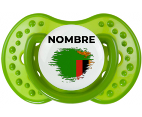 Bandera del efecto pincel de Zambia con nombre: Chupete lovi dynamic