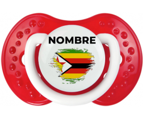 Bandera del efecto pincel de Zimbabue con nombre: Chupete lovi dynamic