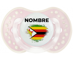 Bandera del efecto pincel de Zimbabue con nombre: Chupete lovi dynamic