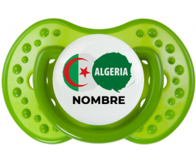 Bandera de Argelia con nombre: Chupete lovi dynamic personnalisée