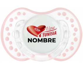 I love Tunisia diseño 3 con nombre : Chupete LOVI Dynamic