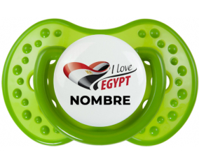 I love Egypt con nombre : Chupete LOVI Dynamic personnalisée