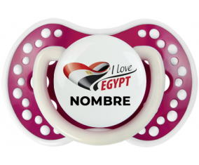 I love Egypt con nombre : Chupete LOVI Dynamic