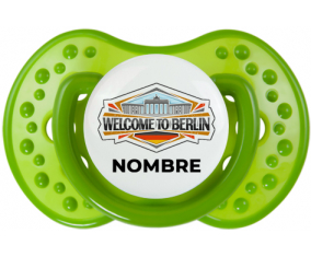Welcome to Berlin con nombre : Chupete LOVI Dynamic personnalisée