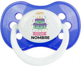 Pastel de cumpleaños - nombre: Chupete anatómica