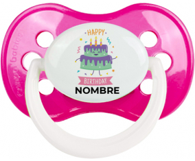 Pastel de cumpleaños - nombre: Chupete anatómica